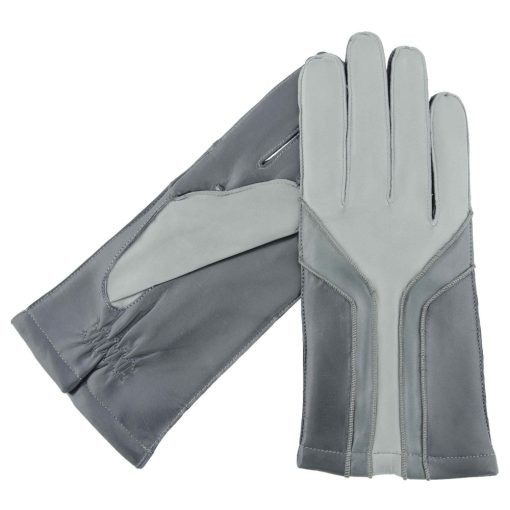 Simetrism leather gloves for men