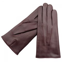 Basic man wool lined leather gloves for men