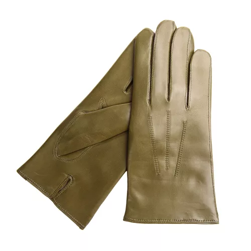 Basic man wool lined leather gloves for men