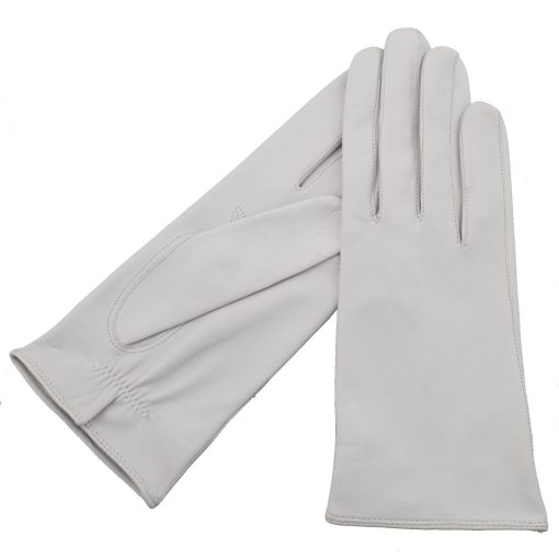Disinfectable leather gloves for women