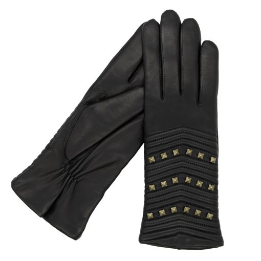 Zoe leather gloves for women