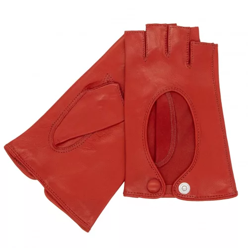 Iris leather gloves for women