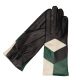 Vasarely cube  leather gloves for women