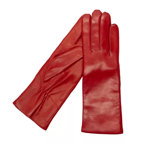 Basic leather gloves for women