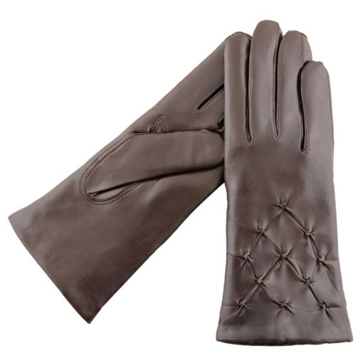 Barbara leather gloves for women 