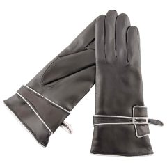 Charlotte leather gloves for women