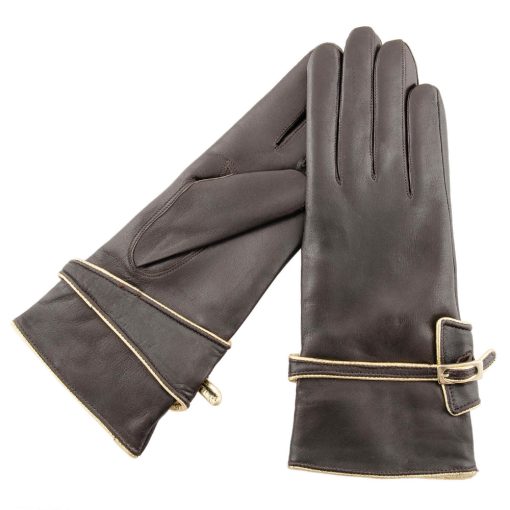 Charlotte leather gloves for women